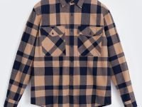 Рубашка прямого силуэта в клетку