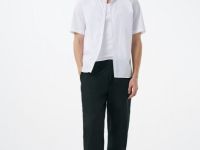 Базовая рубашка с коротким рукавом, Белый