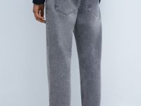 Прямые джинсы, Серый