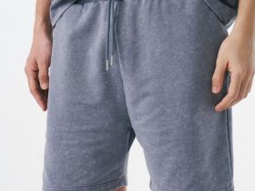 Трикотажные шорты, Синий