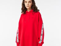 Хлопковое платье Lacoste свободного кроя