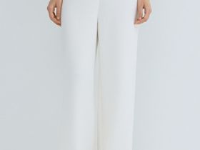 Брюки свободного кроя, Бежевый