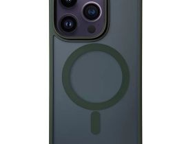 Чехол-накладка Wiwu Magsafe (ZKK-012) для Apple iPhone 15 пластиковый (зеленый)