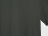 Футболка из плотного хлопка с контрастными деталями, Зеленый