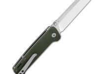 Складной нож QSP Penguin, сталь D2, рукоять микарта, зеленый