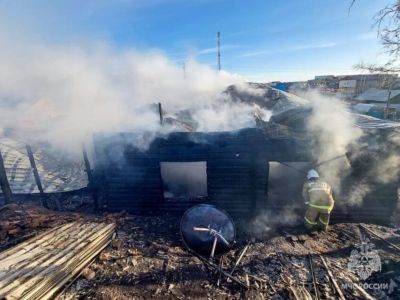 В селе Майя при пожаре в частном доме погиб человек