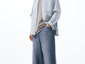 Рубашка с накладным карманом, Серый