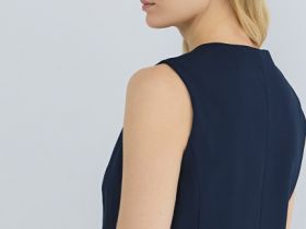 Классический жилет, Синий