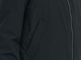 Утеплённый бомбер, Черный