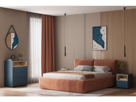 Комод Висмар 73x93 Темно-синий