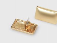 Серьги-пусеты, Золотой