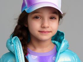 Кепка текстильная для девочек