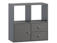 Стеллаж Кейн 6-75x75 Графитовый