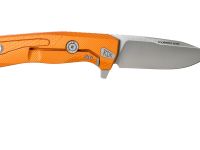 Нож складной LionSteel ROK A OS, сталь Bhler M390 Satin Finish, рукоять алюминий, оранжевый