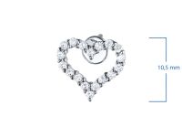 Пусеты из серебра э0612пс12200104