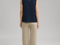 Свободный топ из жатой ткани