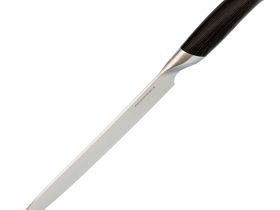Нож кухонный филейный Okroshka Truffle 20.9 см, сталь 9cr18mov, рукоять Pakka Wood