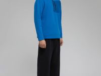 Толстовка-поло с накладным карманом