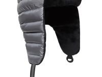 Пуховая шапка-ушанка BASK