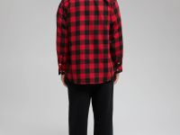 Рубашка из фланели в клетку