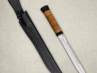 Нож АиР Бурятский средний,сталь 95х18, рукоять береста