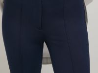 Трикотажные брюки-дудочки