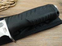 Нож Асгард, сталь AUS-8, черная рукоять кратон