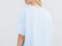 Футболка оверсайз, Голубой