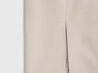 Трикотажная прямая юбка миди, Бежевый