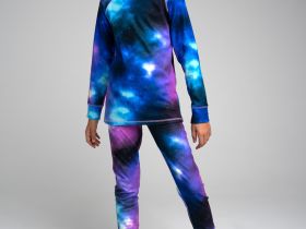 Термокомплект трикот. для девочек: фуфайка (футболка) с длин. рук, брюки для эпизод. использования