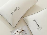 Комплект постельного белья Однотонный Сатин Вышивка CH037 VIVA - HOME TEXTILE. Универмаг V4