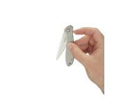 Складной нож CRKT Eros Large - Flat Handle, сталь AUS 8, рукоять сталь 420J2