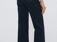 Джинсы клёш с высокой посадкой, Синий