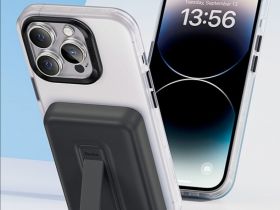 Внешний аккумулятор Benks MP09 Mini MagSafe 6000mAh Type-C/подставка (черный)