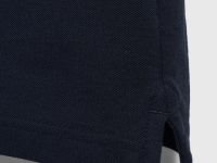 Поло из хлопка с принтом, Синий