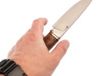 Охотничий нож Сокол, сталь VG-10, рукоять орех