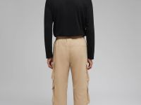 Брюки-карго с эластичным поясом