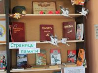 Янагушевская сельская библиотека – Военно-патриотический центр «Память»