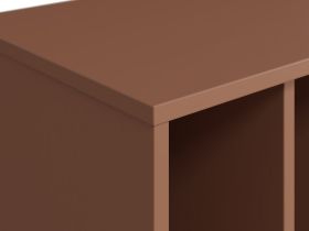 Стеллаж Воямполь 75x182 Терракотовый