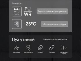 Длинный пуховик с натуральным пухом