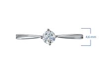 Кольцо из серебра э0612кц01137300