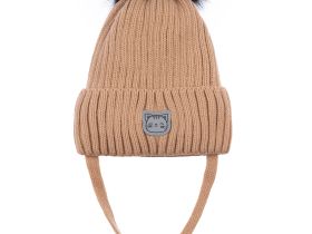 Шапка трикотажная для девочек