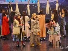 Якутские студенты готовятся к премьере мультимедийного спектакля «Лики Олонхо 2.0»