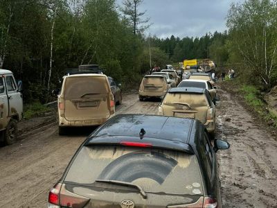 Из-за обильных дождей ухудшилось состояние дороги «Амга»