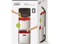 Joseph Joseph Контейнер для мусора с двумя баками 60 л металлик Totem Max Joseph Joseph