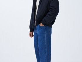 Свободные джинсы, Синий