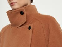 Пальто из шерсти и шелка