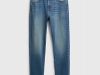 Зауженные джинсы с эластаном, Синий