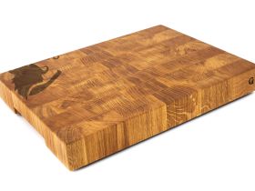 Доска разделочная торцевая, дуб, 30х40х5 см
