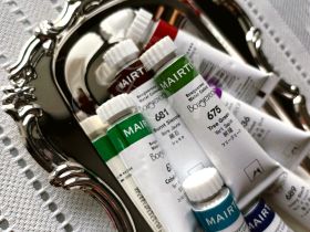 Акварель Mairtini "Bouguereau" туба 8 мл, Prussian Blue